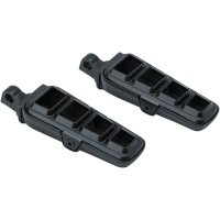 (image for) Dillinger Footpegs with Male-Mount Ends - Satin Black