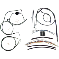 (image for) Black Pearl Handlebar Installation Kit (12"-14" Apes)
