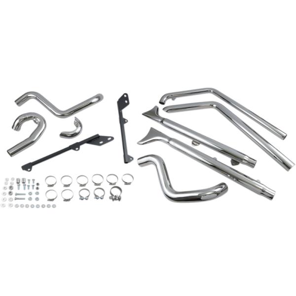 (image for) BASSANI XHAUST True Duals 33" Fishtail Mufflers