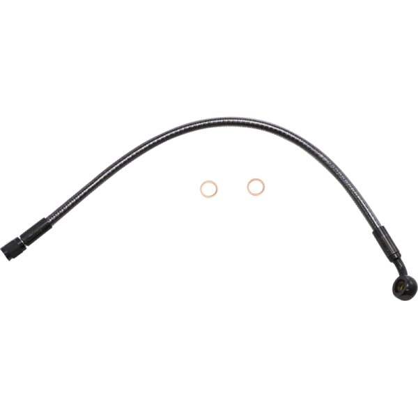 (image for) MAGNUM Black Pearl Alternate Upper Brake Line 15" - 10mm/35° Banjo