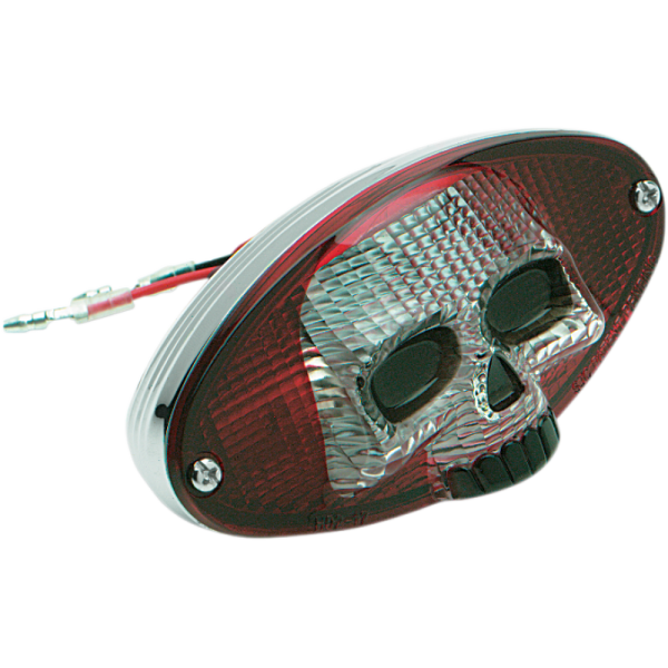 (image for) Drag Specialties Cat Eye Taillight w/ Skull