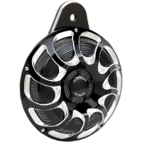 (image for) Arlen Ness Billet Horn Kit - Drift, Black Anodized
