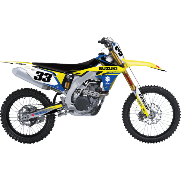 (image for) Factory Effex EVO 19 Graphics Kit - SUZUKI RM-Z250 19-25, RM-Z450 18-25