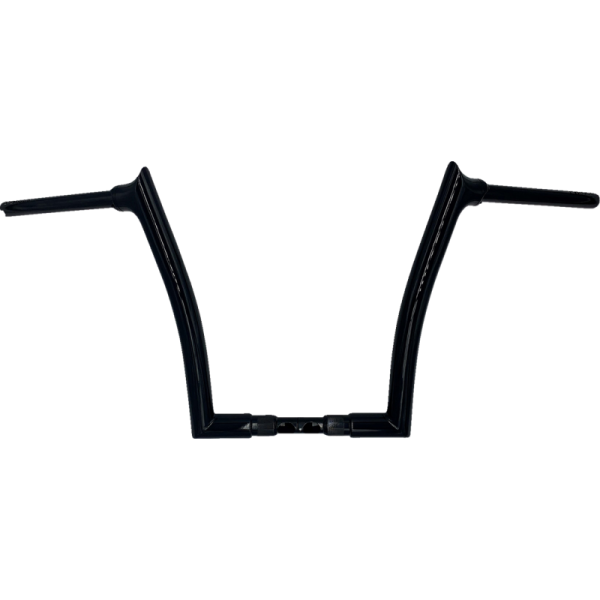 (image for) FAT BAGGERS INC EZ Install Pointed Top Handlebar - Black, 14” Rise