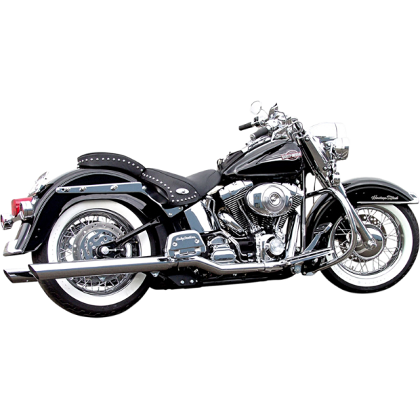 BASSANI XHAUST Bassani Power Curve True-Dual Crossover Exhaust System for Yamaha Road Star