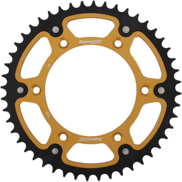 (image for) SUPERSPROX Stealth/gold Rear Sprocket - 48T