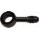 (image for) Magnum Universal Brake Line Fitting, Black, 7/16" banjo x AN-3 180°