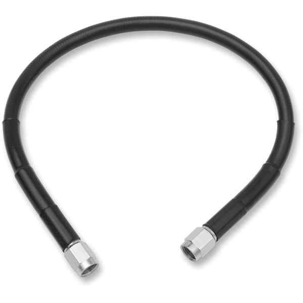 (image for) Black Vinyl-Coated Stainless Steel Brake Line 9"