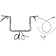 (image for) Chrome 12" Flat Top Handlebar Kit