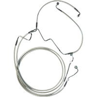 (image for) Sterling Chromite +4" Lower Brake Line Kit for 15-16 FLTRUSE