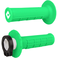 (image for) ODI Lock-On™ MX Grips - Half-Waffle - Fluorescent Green