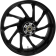 (image for) Hurricane Precision-Cast 3D Rear Wheel - Solid Black