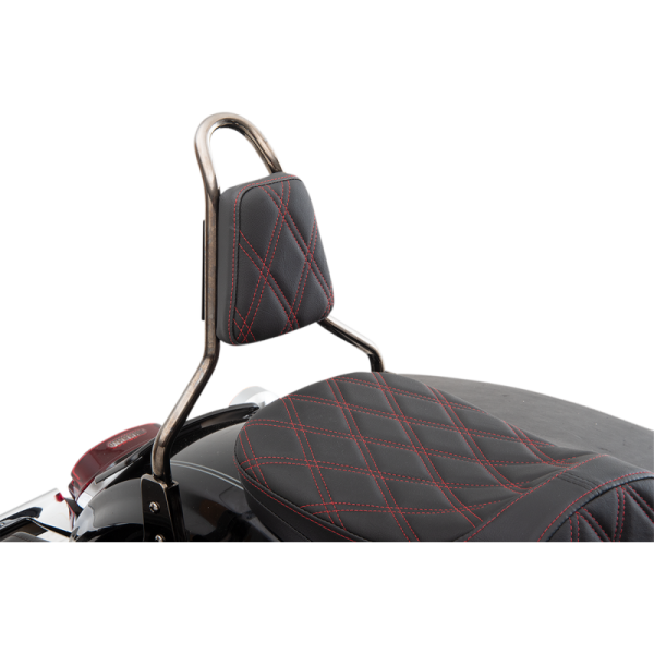 (image for) DRAG SPECIALTIES SEATS Tapered Backrest Pad Double Diamond Red