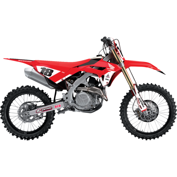(image for) Factory Effex SR1 Series Shroud/Airbox Graphic Kit for CRF250R 14-17, CRF450R 13-16