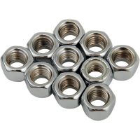 (image for) Chrome Nylon Insert Nut 3/8"-16