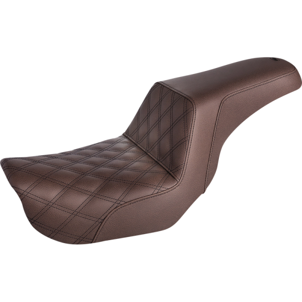 (image for) Saddlemen Step-Up Seat Brown - Front LS