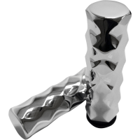 (image for) Billet Hex Grips Chrome