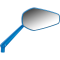 (image for) Mini Stocker Mirror, Blue Anodized, Left