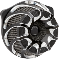 (image for) Arlen Ness Inverted Series Air Cleaner Kit - Drift, black anodized
