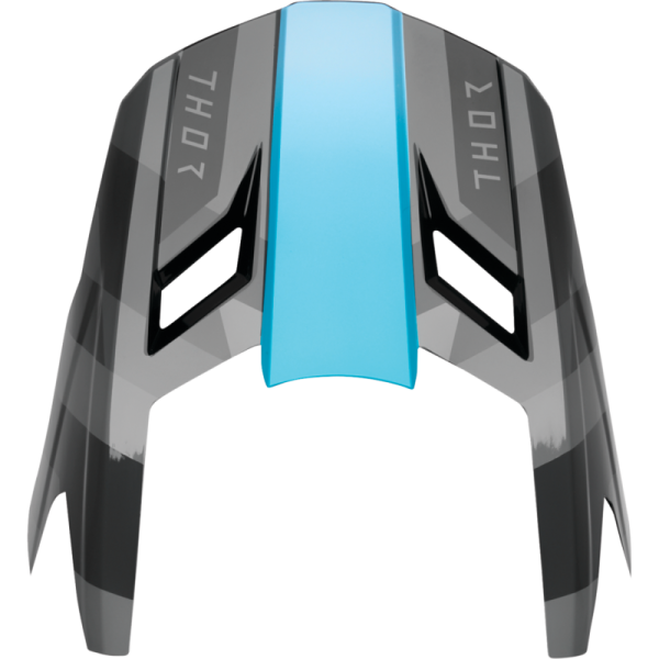 (image for) Thor Fleet Visor - Camber, Black/Teal, Size L-2X