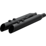 (image for) 4" HP Plus® Slip On Mufflers - Slash up, black