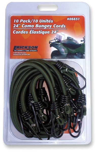 (image for) Erickson Camouflage Bungee Cords (10 pk.)