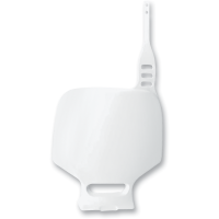 (image for) Front Number Plate - White