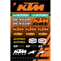(image for) KTM Racing Decal Sheet