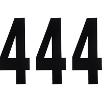 (image for) Standard Numbers - 8" Black - No. 4