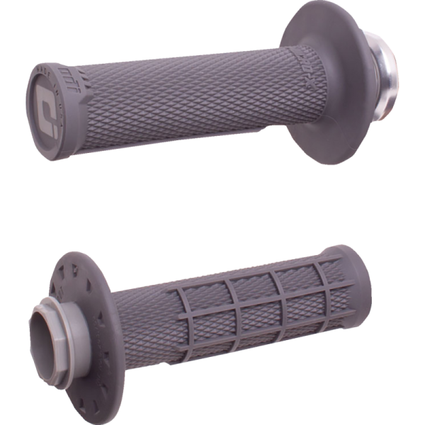 (image for) ODI Micro-X V2 Lock-On™ Grips - Graphite/silver