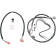 (image for) Stock Length Rear Braided Brake Line Kit