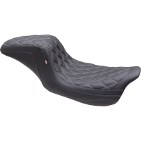 (image for) Mustang One-Piece 2-Up Squareback Seat Gunmetal Gray Stitch