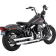 (image for) Vance & Hines 3" Round Twin Slash Slip-On Mufflers - Chrome
