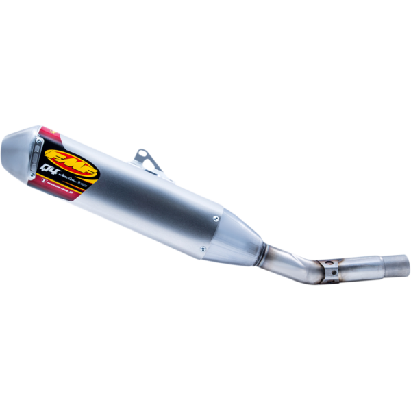 (image for) FMF Q4 Hex Spark Arrestor Slip-On Muffler - Kawasaki KX250F