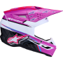 (image for) Alpinestars S-M3 Supertech Falcon Helmet - Purple/White/Pink - Size S