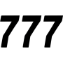 (image for) Race Series Numbers - 6" Black - No. 7