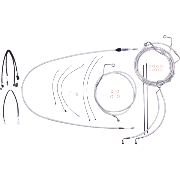 (image for) MAGNUM Sterling Chromite Designer DOT Handlebar Kit - 18-20 in. Apes