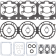(image for) Vertex Full Top End Gasket Set - Yamaha SX Viper S 700 04