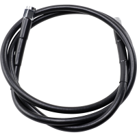 (image for) Black Vinyl-Coated Stainless Steel Brake Line 46"