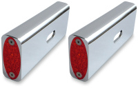 (image for) Stealth Strut Marker Lights, Dyna Chrome/Red