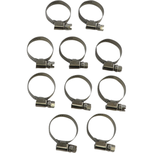 (image for) PARTS UNLIMITED Hose Clamp 10-Pack
