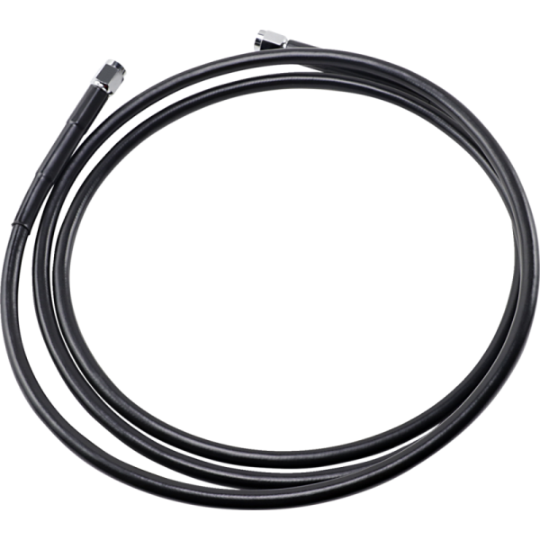 (image for) Black Vinyl-Coated Stainless Steel Brake Line 74"