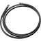 (image for) Black Vinyl-Coated Stainless Steel Brake Line 74"