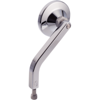 (image for) No. 2 Round Mirror, OE, Chrome, Left