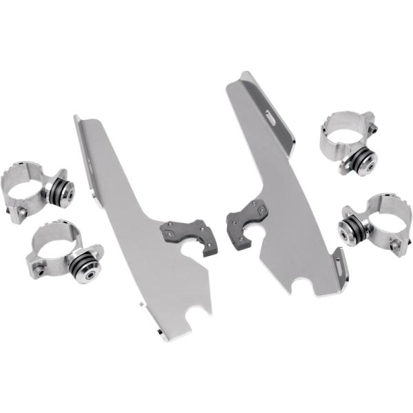 (image for) MEMPHIS SHADES HD Polished Fats/Slim Trigger-Lock Mount Kit
