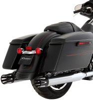 (image for) 4" Chrome with Black Merge End Caps