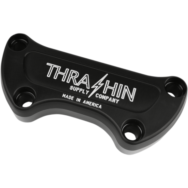 (image for) Thrashin Supply Co. Thrashin Handlebar Clamp Machine-Cut Black