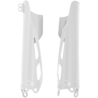 (image for) White Lower Fork Cover Set