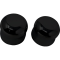(image for) Front Axle Caps Smooth Gloss Black