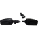 (image for) Rivco Custom Accent Folding Pegs, Matte Black